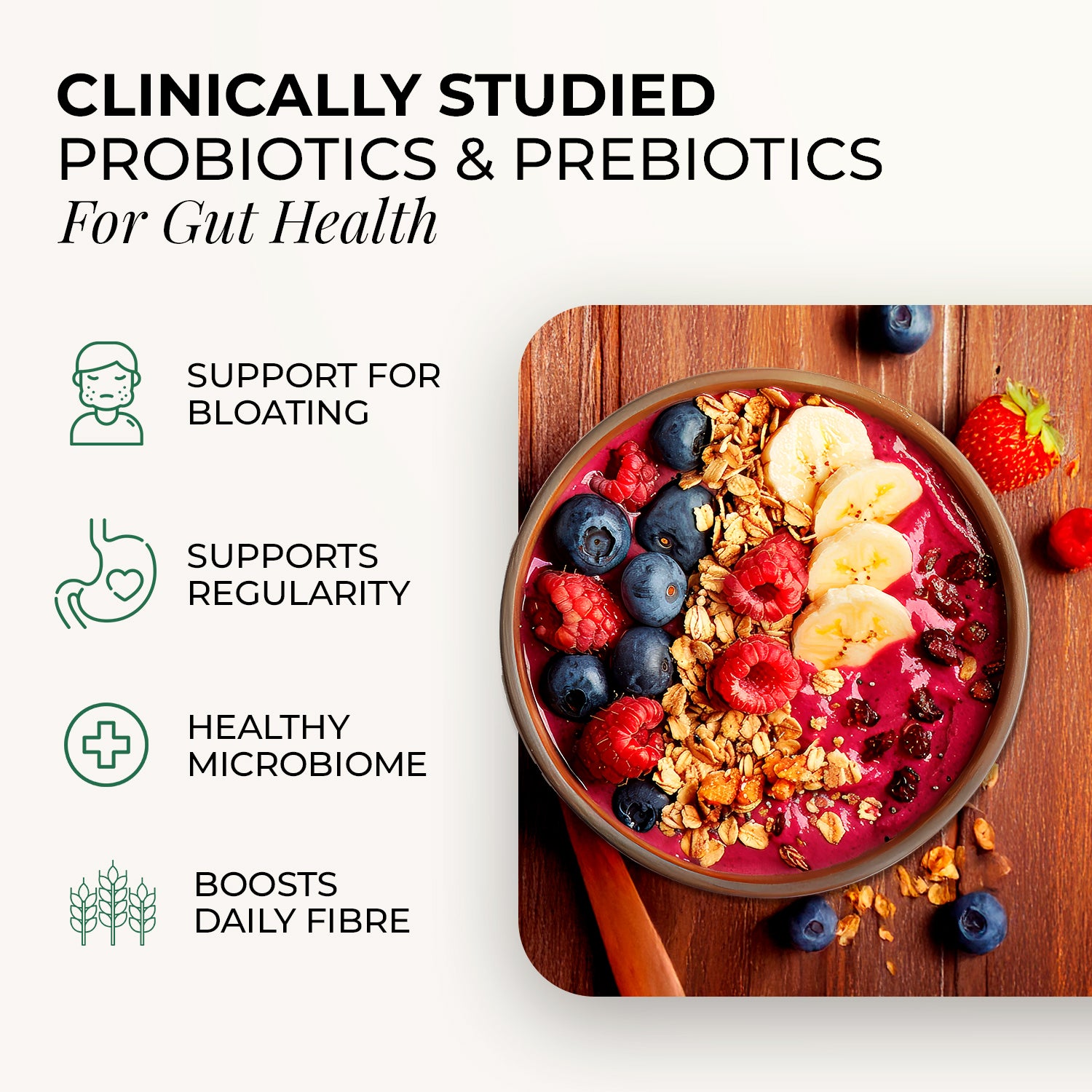 Organic Prebiotics & Probiotics