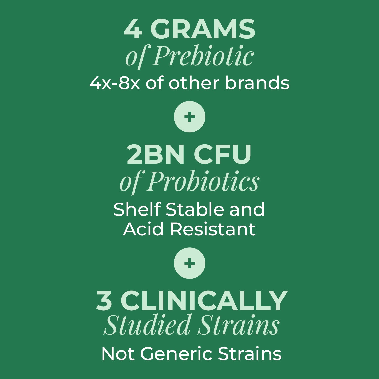 Organic Prebiotics & Probiotics