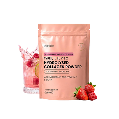 Multi Collagen Powder - Strawberry & Raspberry