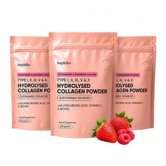 Multi Collagen Powder - Strawberry & Raspberry